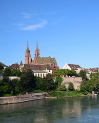 Fototapeta na wymiar Basel - Muenster / Pfalz