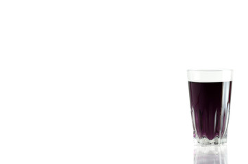 glass of grape juice