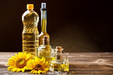 Oils in bottles