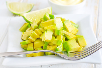 salad with avocado