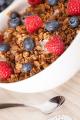 muesli with berries