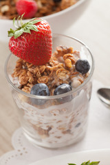 muesli with berries