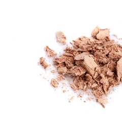 Eye shadow isolated on white background