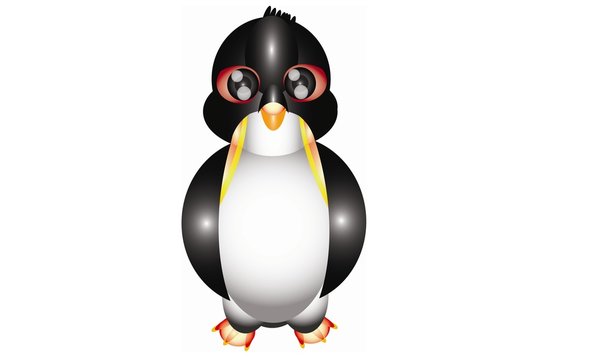 Cute Emperor Penguin Cartoon