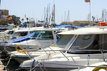 Fototapeta premium Some boats on the seaport