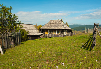 Fototapeta na wymiar Landscape in Bucovina