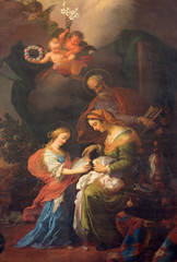 Obraz premium Vienna - Paint of little Vigin an st. Joachim and Ann
