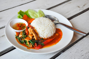 Spicy Stir Fried Pork with Red Curry