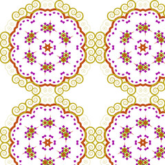 Colorful mosaic abstract Seamless pattern