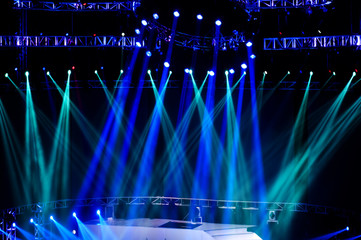 Vector Stage Spotlight met laserstralen