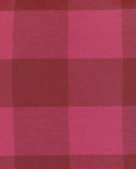Red checked fabric