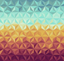 Foto op Plexiglas Zigzag Retro hipsters geometrisch patroon.