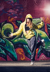 Young woman dancer