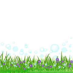 Fototapeta premium Nature vector on white background