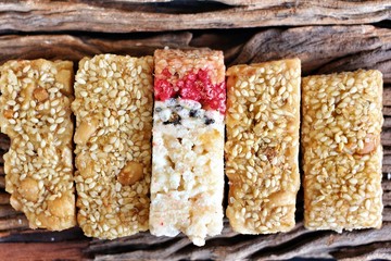 sugar bar with sesame