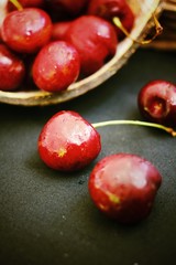 Fresh cherries