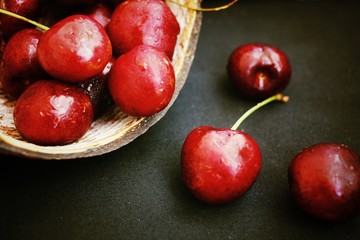 Fresh cherries
