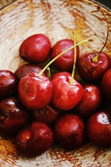 Fresh cherries