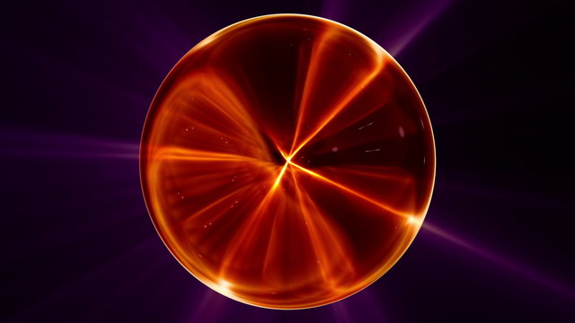 Glass sphere dual colors LOOP