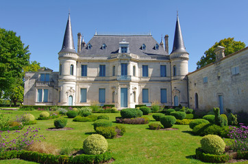Fototapeta na wymiar Château Palmer w Médoc