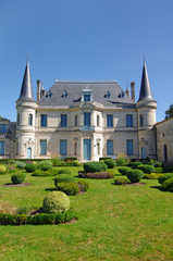 Fototapeta na wymiar Château Palmer w Médoc