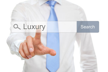 Luxury in search bar