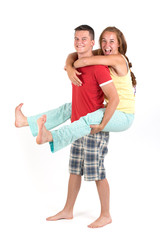 Cheerful young couple