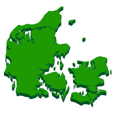 デンマーク　地図　国