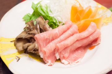 しゃぶしゃぶの肉