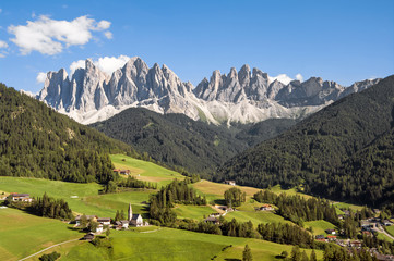 Odle,Val di Funes,Sudtirol,Italia - obrazy, fototapety, plakaty