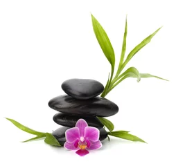  Zen pebbles balance. Spa and healthcare concept. © Natika