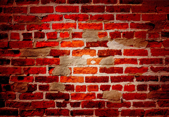 Texture of brick wall for background. Classic brick wall pattern