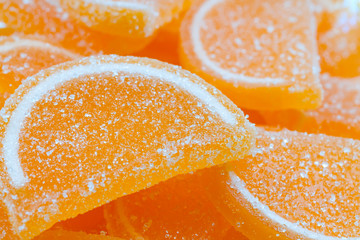 Marmalade  in the form of orange slices