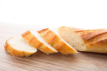 Slices of baguette