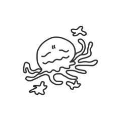 vector sketch halloween cartoon