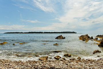 Fototapeta na wymiar Wybrzeże Sainte-Margurite.