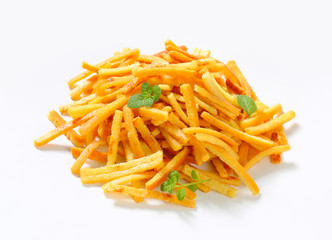 Pancake strip - soup garnish