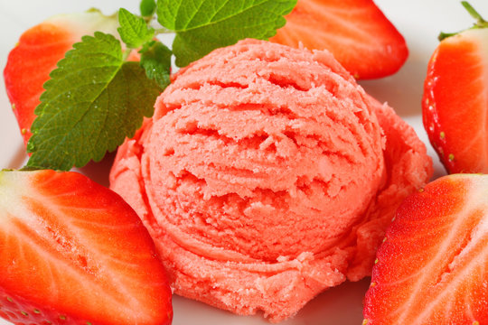 Strawberry Sherbet