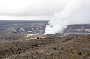 Fototapeta na wymiar Kilauea volcano, Hawaii Volcanoes National Park (USA)