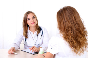 Doctor and patient at office