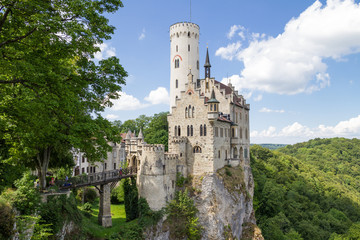 Castle Lichtenstein, Germany - obrazy, fototapety, plakaty