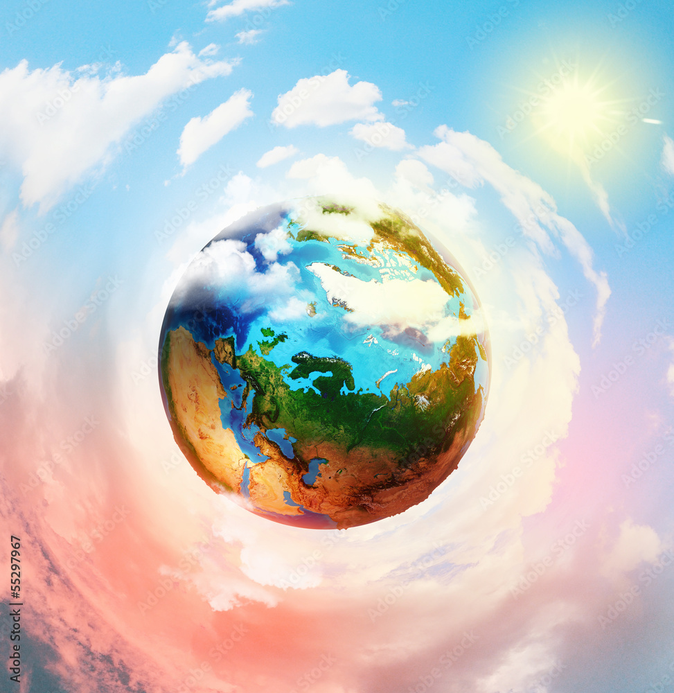 Wall mural earth planet