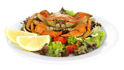 Boiled crab