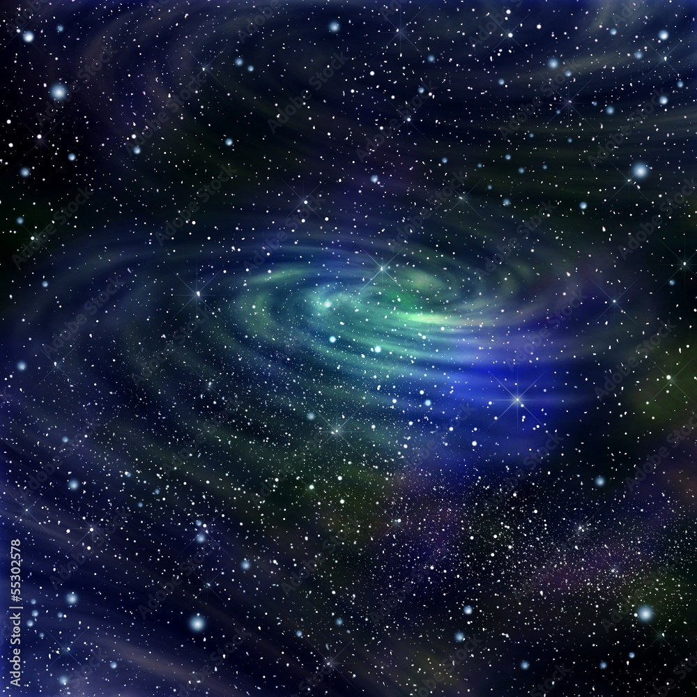 Wall mural space galaxy image,illustration