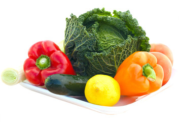 The vegatable isolated