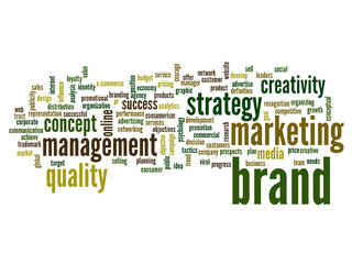 Conceptual business business word cloud