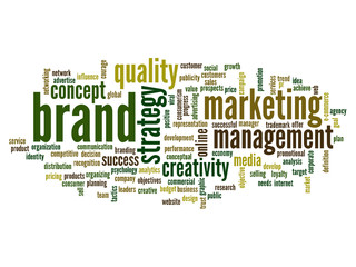Fototapeta premium Conceptual business business word cloud