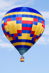 Naklejka premium Heißluftballon