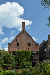 Fototapeta premium view of old houses