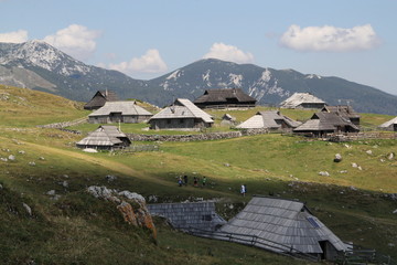 Obraz premium Velika Planina, Słowenia
